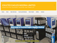 Tablet Screenshot of exultedeagles.com